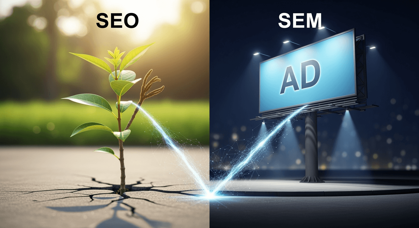 Cover Image for SEO et SEM : différences et complémentarités